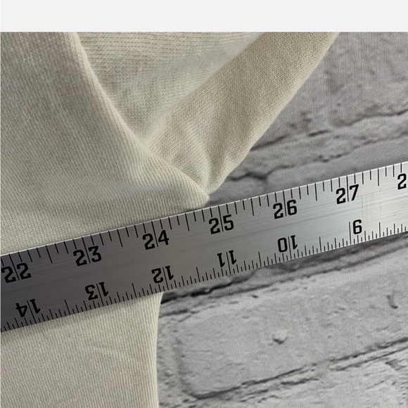 Grayson Threads Ivory Long Sleeve Crew Neck Sweater Glacier Montana Small - Picture 8 of 10